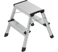 Hailo D60 StandardLine, marchepied pliable en aluminium, 2x2 marches