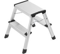 Hailo D60 StandardLine, marchepied pliable en aluminium à deux marches, 2x3 marches