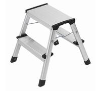Hailo Echelle Aluminium Pliage „ L90 Step-Ke “Échelle Escabeau 150kg Neuf