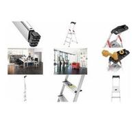 Hailo Echelle de sécurité alu L60 StandardLine, 3 échelons G