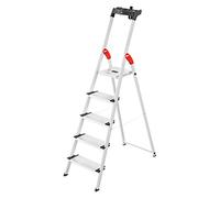 Hailo | Escabeau à marches en Aluminium ComfortLine L80 | Charge Max 150 kg | 5 marches