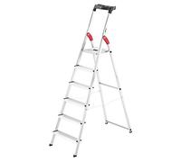 Hailo | Escabeau à marches en Aluminium StandardLine L60 | Charge Max 150 kg | 6 marches