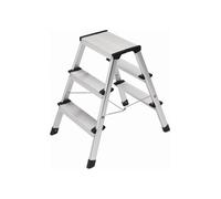Hailo Hailo Escabeau pliant double marche L90 2 x 3 marches Quantité:1