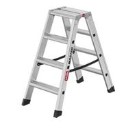 Hailo Hailo Échelle double en aluminium Master D100 2 x 4 marches Quantité:1