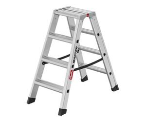 Hailo Hailo Échelle double en aluminium Master D100 2 x 4 marches Quantité:1