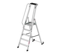 Hailo Hailo Échelle plateforme en aluminium Master P80 5 marches Quantité:1