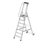Hailo Hailo Échelle plateforme en aluminium Master P80 7 marches Quantité:1