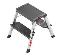 Hailo Hailo Escabeau double en aluminium Master D70 2 x 2 marches Quantité:1