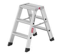 Hailo Hailo Escabeau double en aluminium Master D80 2 x 3 marches Quantité:1