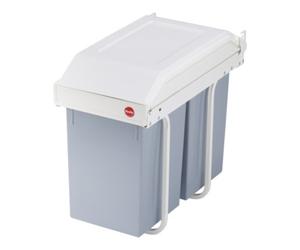 Hailo Hailo Multi-Box duo L, poubelle encastrable, 2x14 ltr Quantité:1