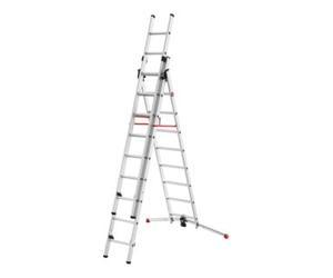 Hailo Hailo S100 ProfiLOT, échelle combinée en aluminium 3 parties, 2x9 + 1x8 barreaux Quantité:1