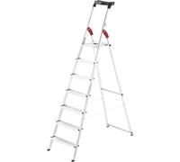 Hailo L60 StandardLine 8160-707 aluminium Escabeau plateau porte-outils inclus Hauteur de travail (max.): 3.25 m argent, rouge, noir EN 131 6.8 kg