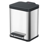 Hailo poubelle a pédale öko duo plus m inox 0622-200