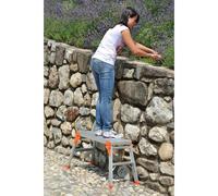Plate-forme pliante 1 marche Haut. travail 2,51m Charge max. 150Kg Workstep