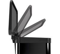 Hailo poubelle à pédale Öko trio plus L 3x9 L noir