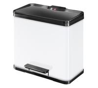 Hailo Poubelle à pédale Oko Duo Plus Taille L 17+9 L Blanc 0630-230 415427