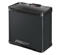 Hailo Poubelle à pédale Oko Duo Plus Taille L 17+9 L Noir 0630-260