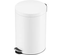 Hailo Poubelle à pédale ronde Selekta 20 l blanc