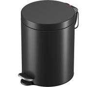 Hailo Poubelle à pédale ronde Selekta 5 l noir