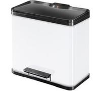 Hailo poubelle a pédale tri sélectif öko duo plus l blanc 0630-230 Blanc G