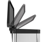 Hailo poubelle a pédale tri sélectif öko duo plus l noir 0630-260 Noir G
