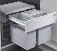 Hailo Poubelle Cuisine à Encastrer à Partir De 50cm Armoire 3-fach Bio 516056