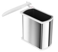 Poubelle de cuisine encastrable sous évier 18L Hailo AS Uno