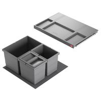 Hailo Poubelle Cuisine Encastrée 60cm Tiroir Hauteur 27cm Frontauszug Allegro