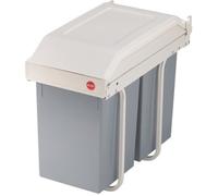 Hailo Poubelle de placard Multi-Box Duo Taille L 2x14 L Crème 3659-001 415438