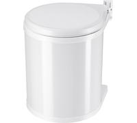Hailo Hailo Compact-Box M, poubelle encastrable, 15 litres, blanc Quantité:1
