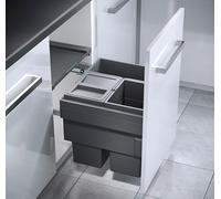 Hailo Poubelle Encastrée Frontauszug Armoire 50cm Poubelle Cuisine