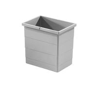 Hailo Seau intérieur 1093479 | 18 l à double anse | Insert pour poubelle Tandem/Rondo | Plastique gris clair de rechange pour modèles 3603631, 3603931, 3612231, 3612241