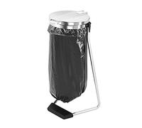 Hailo Support pour Sac Poubelle profiline MSS, 120 l, Argent Noir