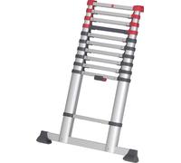 Hailo T80 FlexLine, échelle télescopique de sécurité en aluminium, 11nombre de barreaux