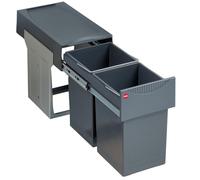 Hailo Tandem Poubelle Poubelle Intégrée 30Cm Armoire Poubelle 2X15 L Cuisine