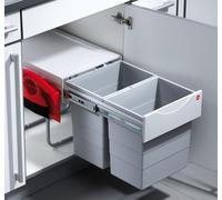 Hailo Tapis De Cuisine Encastré À Deux Poubelles 40Cm Armoire 2X20 Litres 43421