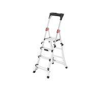 Hailo TL100 TopLine Marchepieds télescopiques en aluminium 3-5 degrés avec hauteur de travail flexible, jusqu'à 150 kg