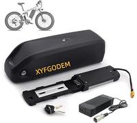 Hailong Batterie au lithium 36 V 48 V 10 Ah - 20 Ah pour vélo électrique avec port USB, chargeur pour bricolage / route / vélo de montagne 0-1500 W