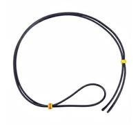 Hailong Ming Collier Tressé avec Pendentif Fait Main Collier Réglable Cordon Métal Finition Or Style Cadeau Porte- Convient pour Homme Femme Événement Quotidien, Cire Noire