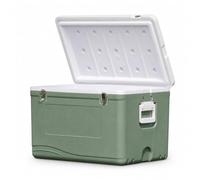 Hailong Ming Glacière 55L/65L, boîte Isotherme Double Usage Chaud/Froid pour Chantier, Camping, pêche et Professionnels, Maintien 72h, Vert, 55L