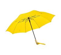 Hailong Ming Parapluie Pliable Parapluie Compact Pliable Étanche Multifonction Protection Soleil Pluie Manche Original Pratique Légèreté Adapté pour Femmes Hommes, Jaune