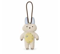 Hailong Ming Porte-clés Poupée Lapin et Chat en, Pendentif lapin jaune | sign Japonais, Penntif Décoratif, Porte-clés Voiture, Pour Jeunes et Adultes