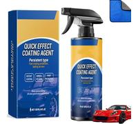 Hailoyearn Agent de revêtement en spray, agent de revêtement avancé à action rapide pour voiture, lavage sans eau, cire en spray, entretien de voiture, rénovation (1 pièce)