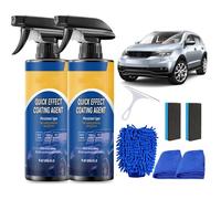 Hailoyearn Coating Agent Spray, Advanced Car Quick-Acting Coating Agent Spray, Car Care, Renovation, and Paint Repair, Waterless Wash Coat Wax Polish Sprays (2pcs)