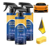 Hailoyearn Coating Agent Spray, Advanced Car Quick-Acting Coating Agent Spray, Quick Effect Coating Agent, Waterless Wash Coat Wax Polish Sprays, Car Care, Renovation, and Paint Repair (*3)