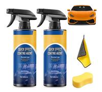 Hailoyearn Coating Agent Spray, Advanced Car Quick-Acting Coating Agent Spray, Quick Effect Coating Agent, Waterless Wash Coat Wax Polish Sprays, Car Care, Renovation, and Paint Repair (*2)