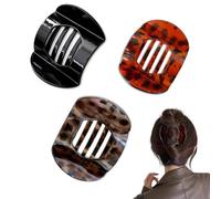 Hailoyearn Hair Clips, Flat Claw Clips for Women, Casual Versatile Solid Colour Lay Flat Clip, for Women Thick/Thin Hair, Strong Hold No Slip Barrettes (D)