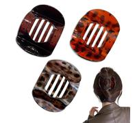 Hailoyearn Hair Clips, Flat Claw Clips for Women, Casual Versatile Solid Colour Lay Flat Clip, for Women Thick/Thin Hair, Strong Hold No Slip Barrettes (E)
