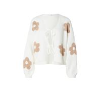 Hailys Cardigan 'Am44elie' noisette / blanc cassé, Taille XS-S