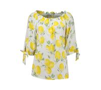 Hailys Chemisier 'Lo44tty' jaune / citron vert / blanc, Taille XS